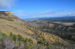 Mancos Valley Overlook at Mesa Verde National Park in Colorado