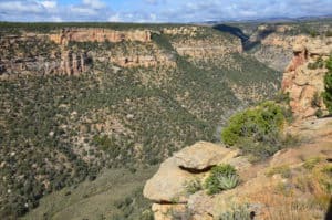 Navajo Canyon View at Mesa Verde National Park in Colorado