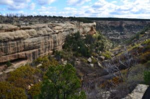 Fire Temple Overlook at Mesa Verde National Park in Colorado