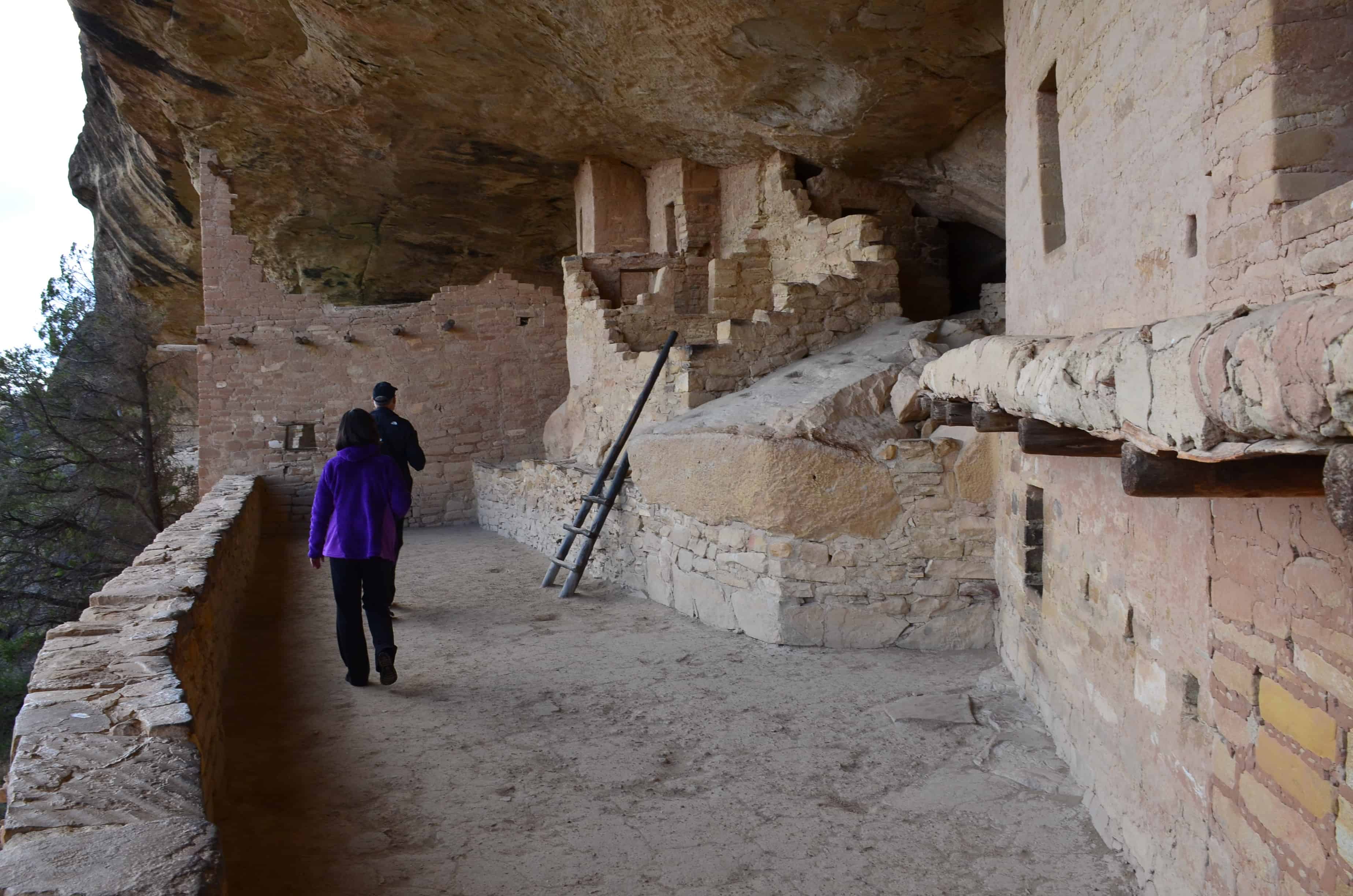 Balcony House on the Balcony House tour at Mesa Verde National Park in Colorado