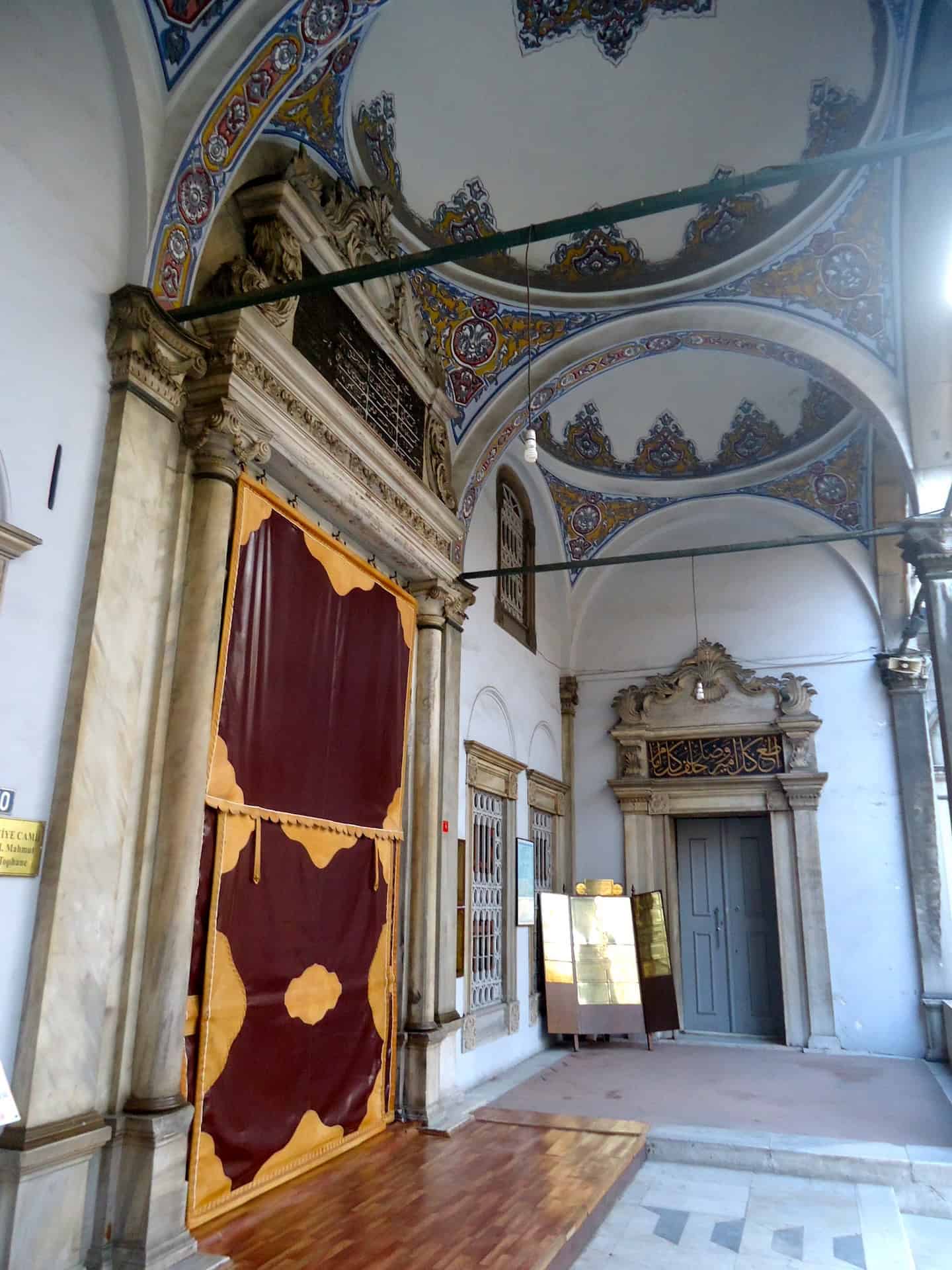 Entrance portico of the Nusretiye Mosque