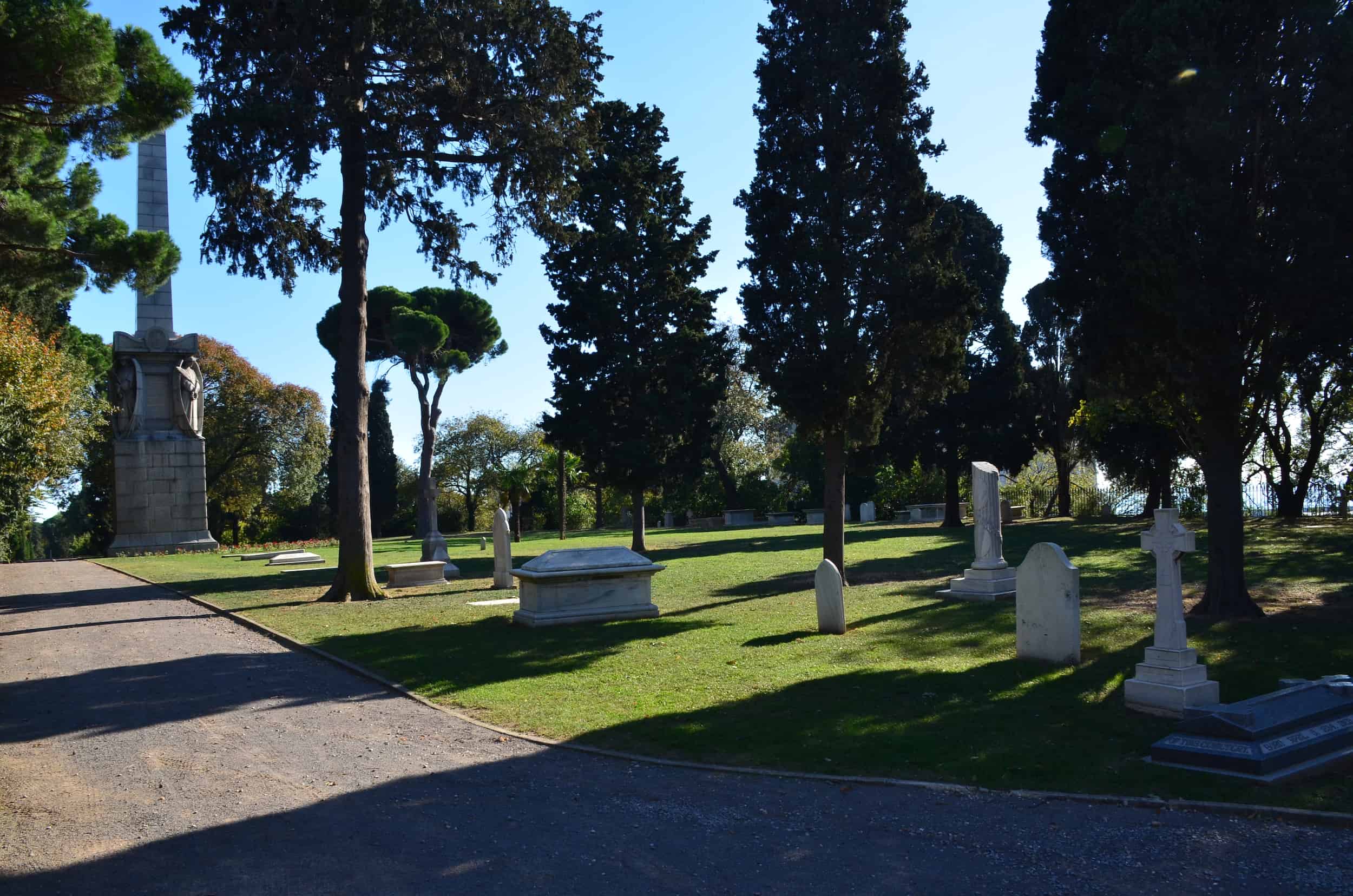 Crimean War section at the Haidar Pasha Cemetery in Istanbul, Turkey