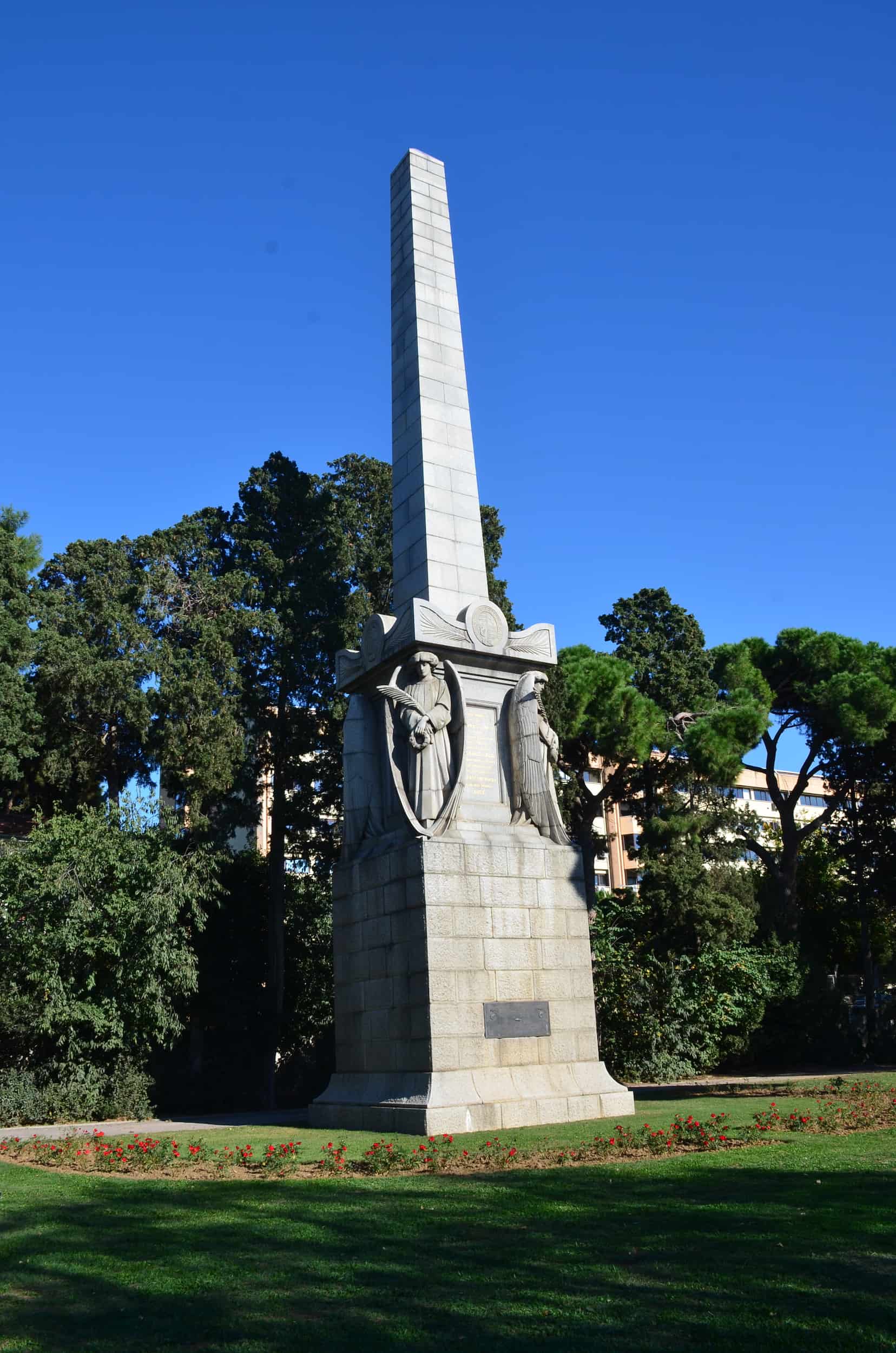 Crimean War Memorial at the Haidar Pasha Cemetery in Istanbul, Turkey