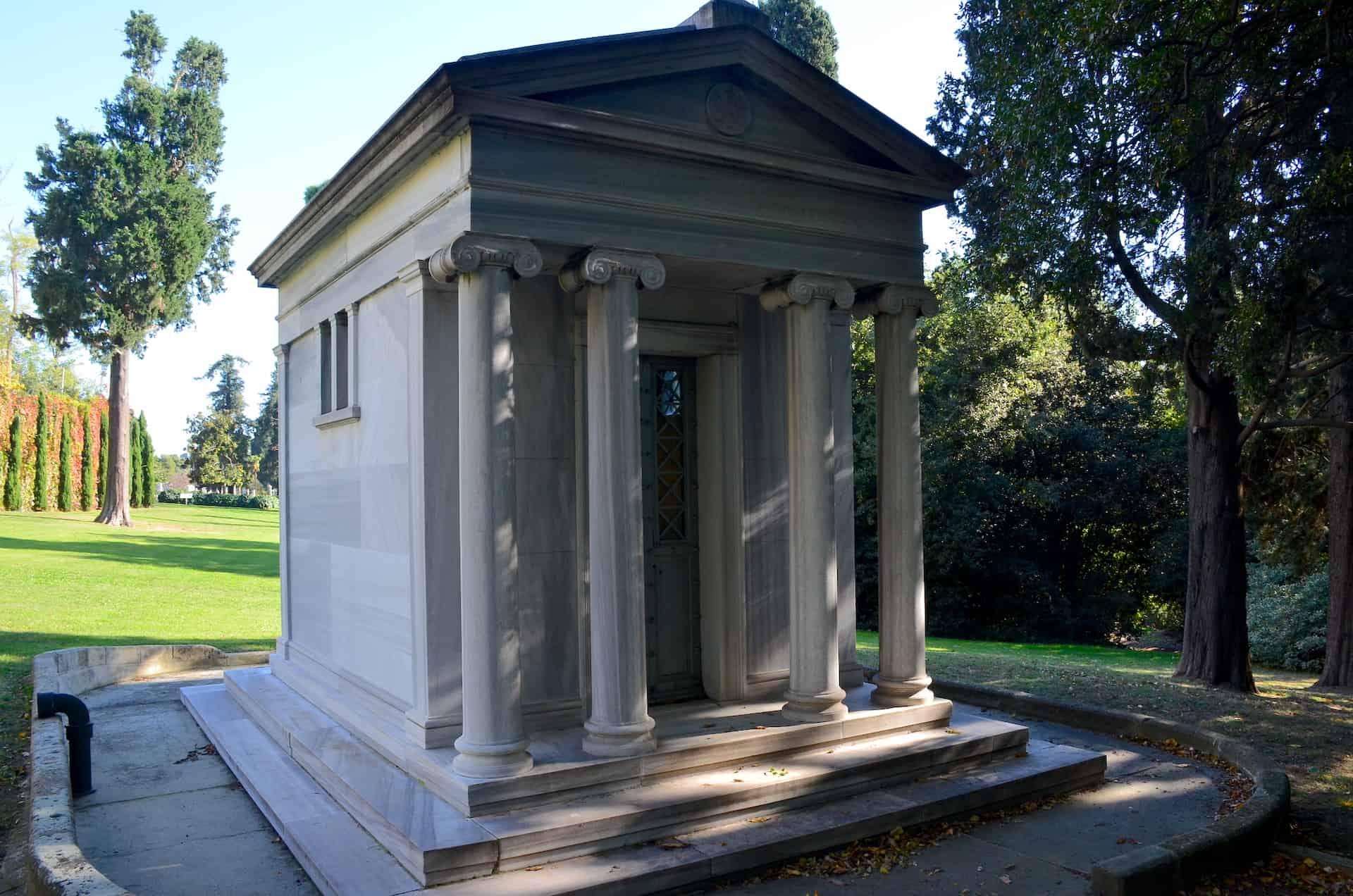 Chapel dedicated to Sir Nicholas O'Conor at the Haidar Pasha Cemetery in Istanbul, Turkey