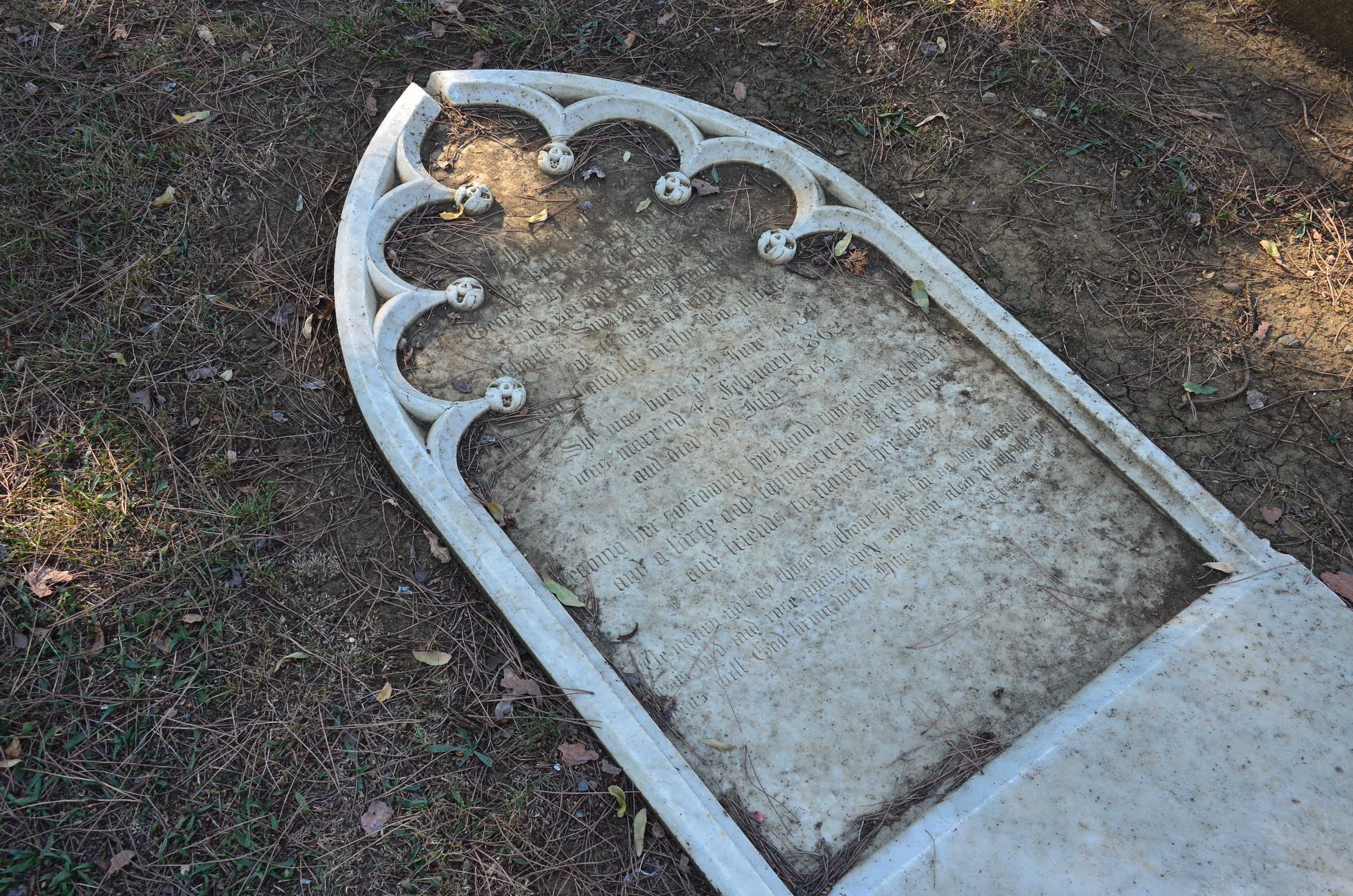 Victorian grave at the Haidar Pasha Cemetery in Istanbul, Turkey