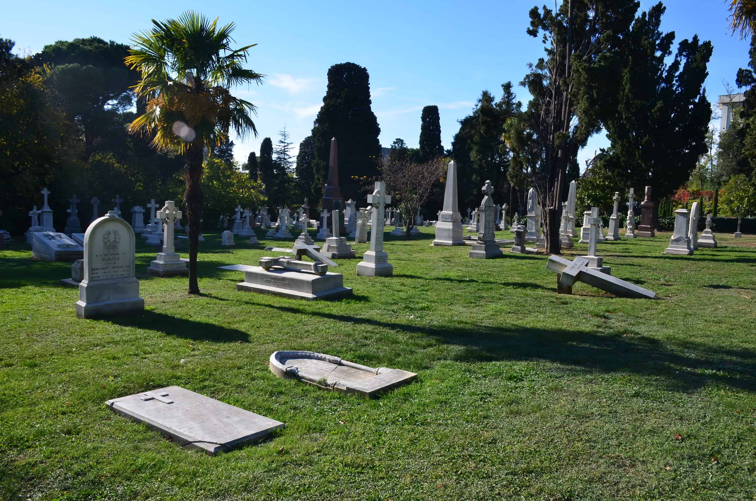 Civilian section at the Haidar Pasha Cemetery in Istanbul, Turkey