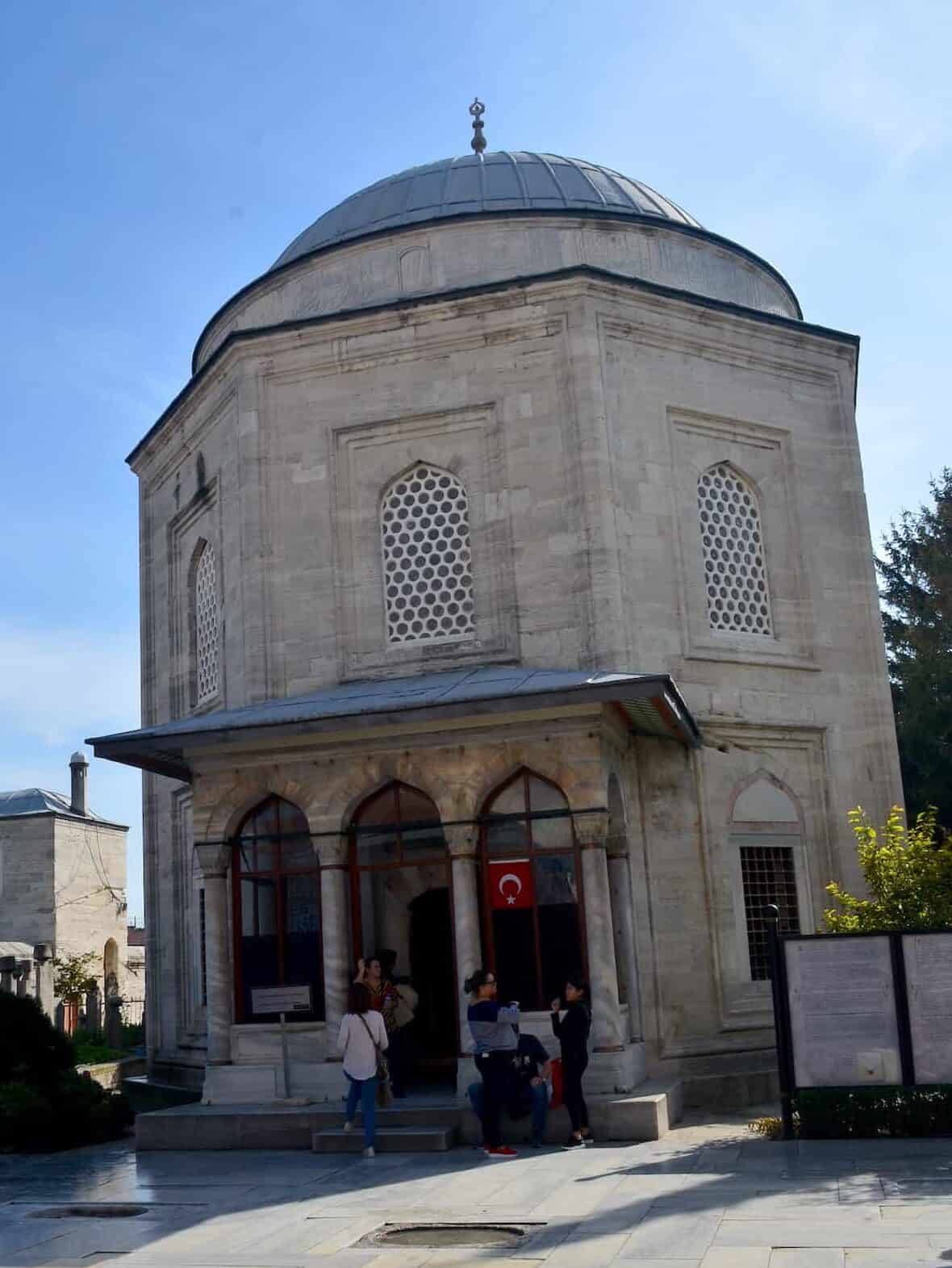 Tomb of Hürrem Sultan at Süleymaniye Mosque in Istanbul, Turkey