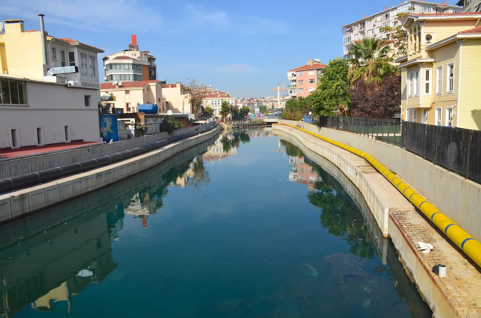 Clean canal in October 2018