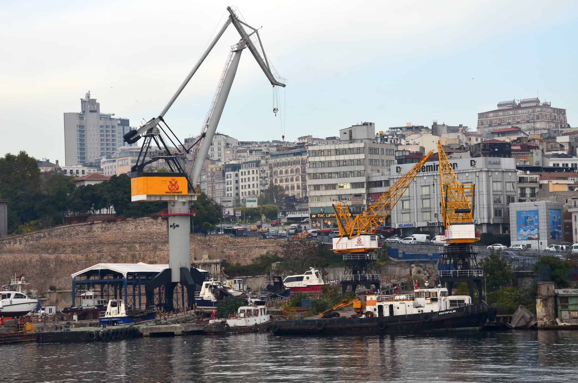 Golden Horn Shipyard in Istanbul, Turkey