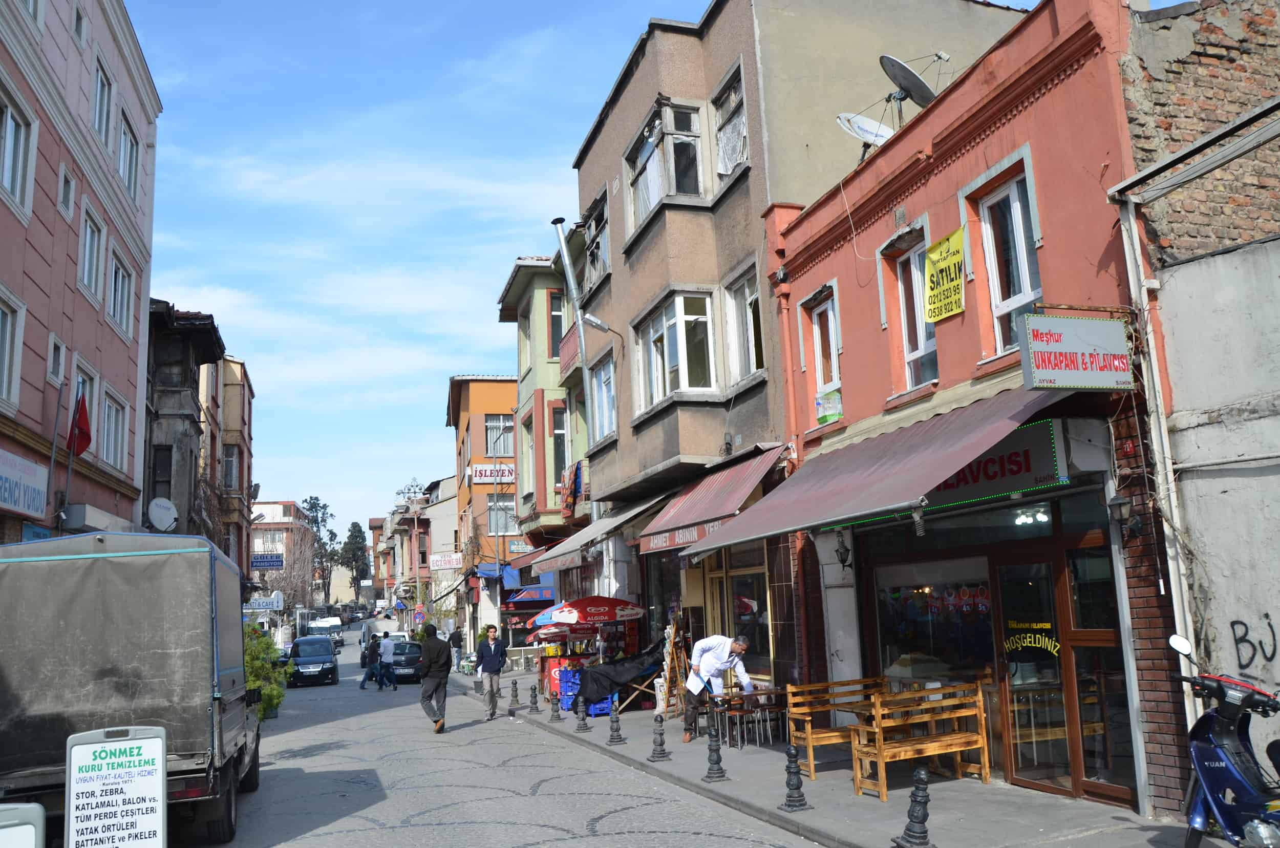 Vefa Avenue in Vefa, Istanbul, Turkey