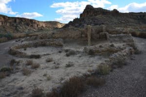 Village at Casa Rinconcada at Chaco Culture National Historical Park in New Mexico