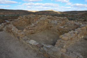 Village at Casa Rinconcada at Chaco Culture National Historical Park in New Mexico