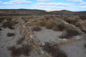 Village at Casa Rinconcada at Chaco Culture National Historical Park in New Mexico