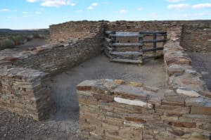 Great kiva at Casa Rinconcada at Chaco Culture National Historical Park in New Mexico