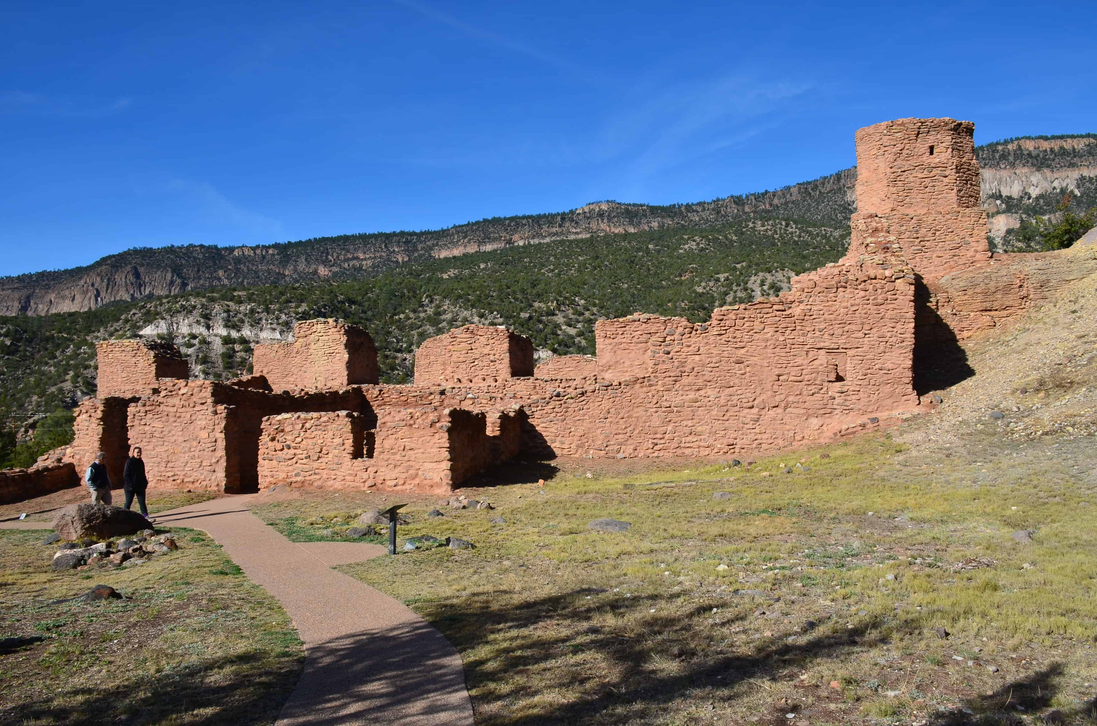 San José de los Jémez at Jemez Historic Site in Jemez Springs, New Mexico
