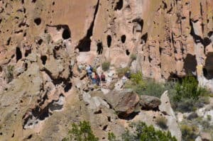 Talus Houses at Bandelier National Monument in New Mexico