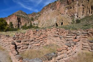 Tyuonyi at Bandelier National Monument in New Mexico