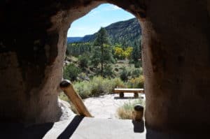 Talus Houses at Bandelier National Monument in New Mexico