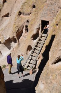Talus Houses at Bandelier National Monument in New Mexico