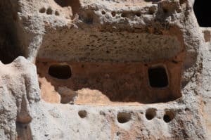 Long House at Bandelier National Monument in New Mexico