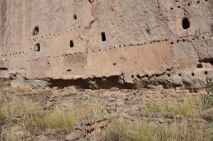 Long House at Bandelier National Monument in New Mexico