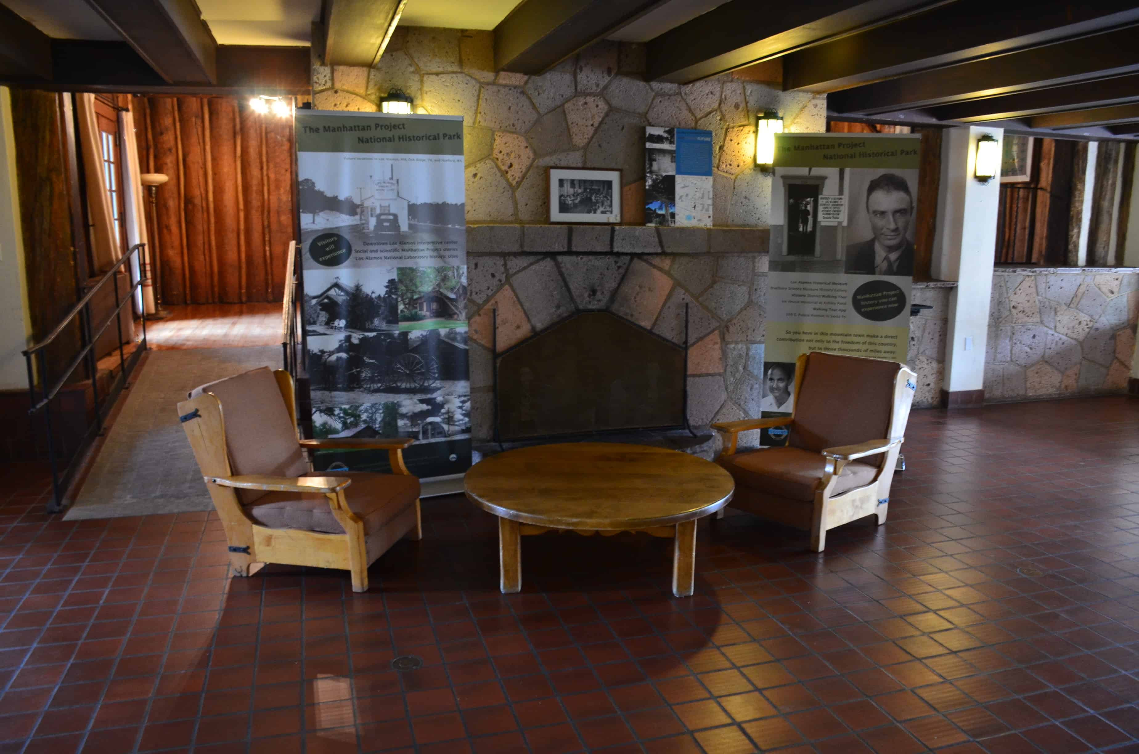 Fuller Lodge at Manhattan Project National Historical Park in Los Alamos, New Mexico