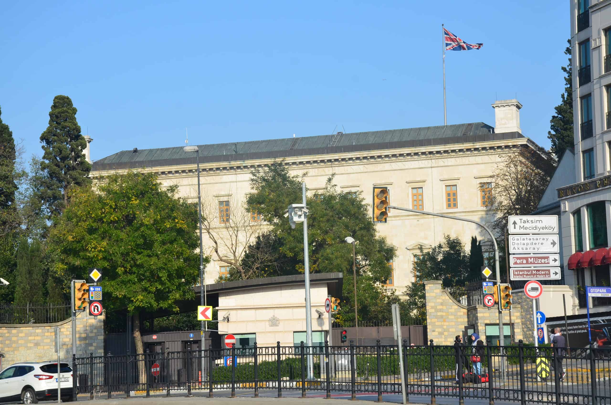 British Consulate in Tepebaşı, Istanbul, Turkey