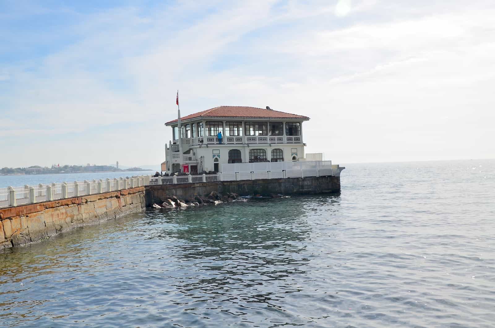 Historic Moda Pier in Moda, Kadıköy, Istanbul, Turkey