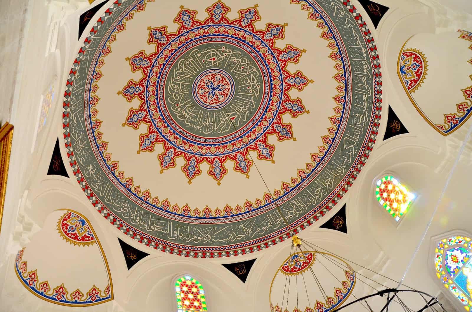 Dome of the Şemsi Pasha Mosque in Üsküdar, Istanbul, Turkey