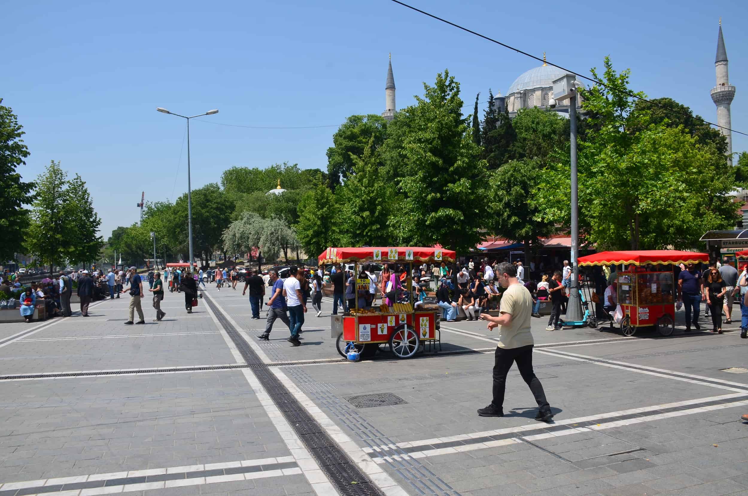 Beyazıt Square in Beyazıt, Istanbul, Turkey