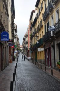 Barrio de las Letras in Madrid, Spain