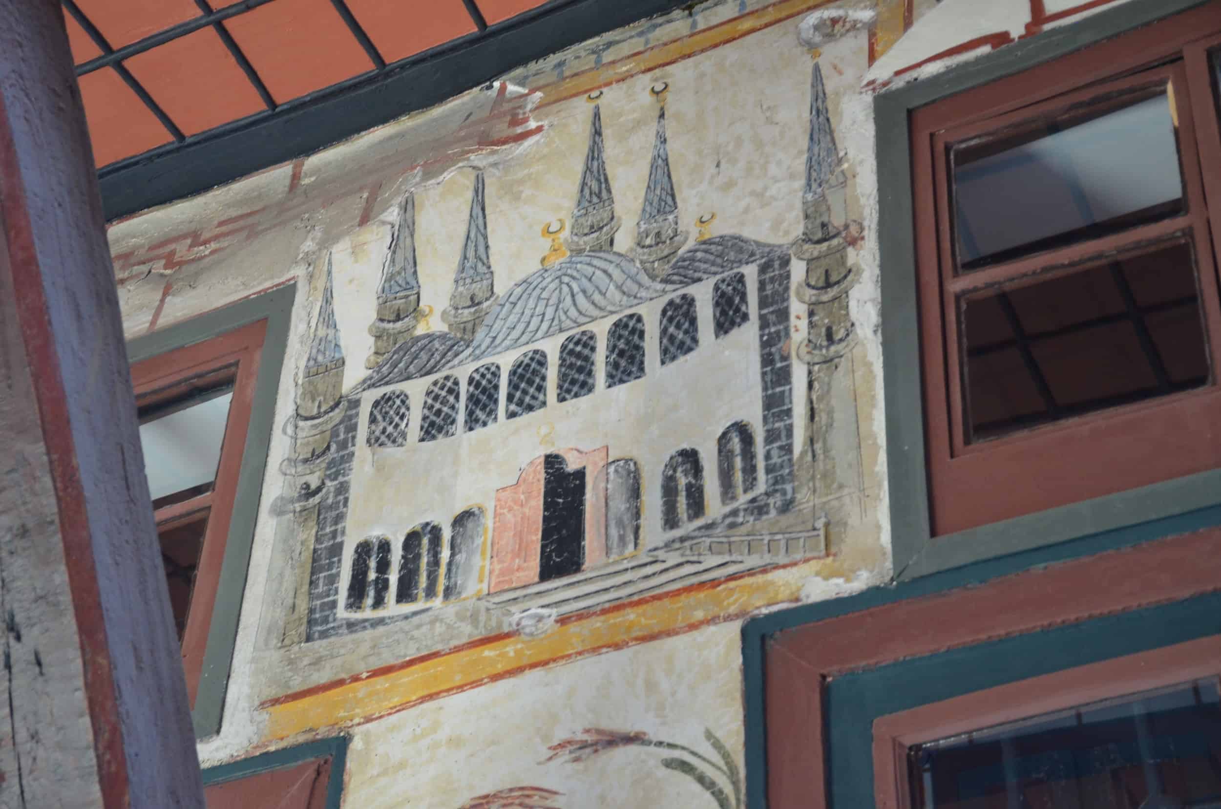 Fresco on the Halberdiers' Mosque