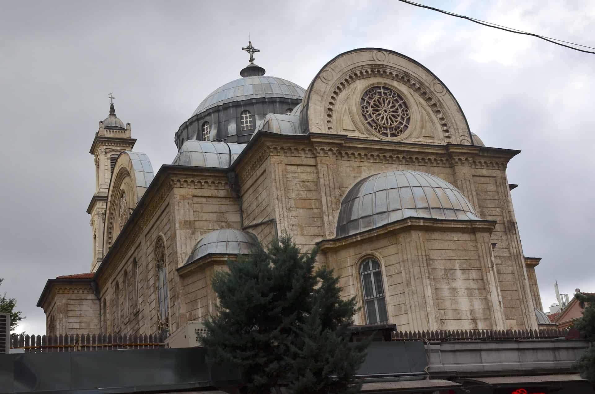 Apse of the Agia Triada Greek Orthodox Church in Taksim, Istanbul, Turkey