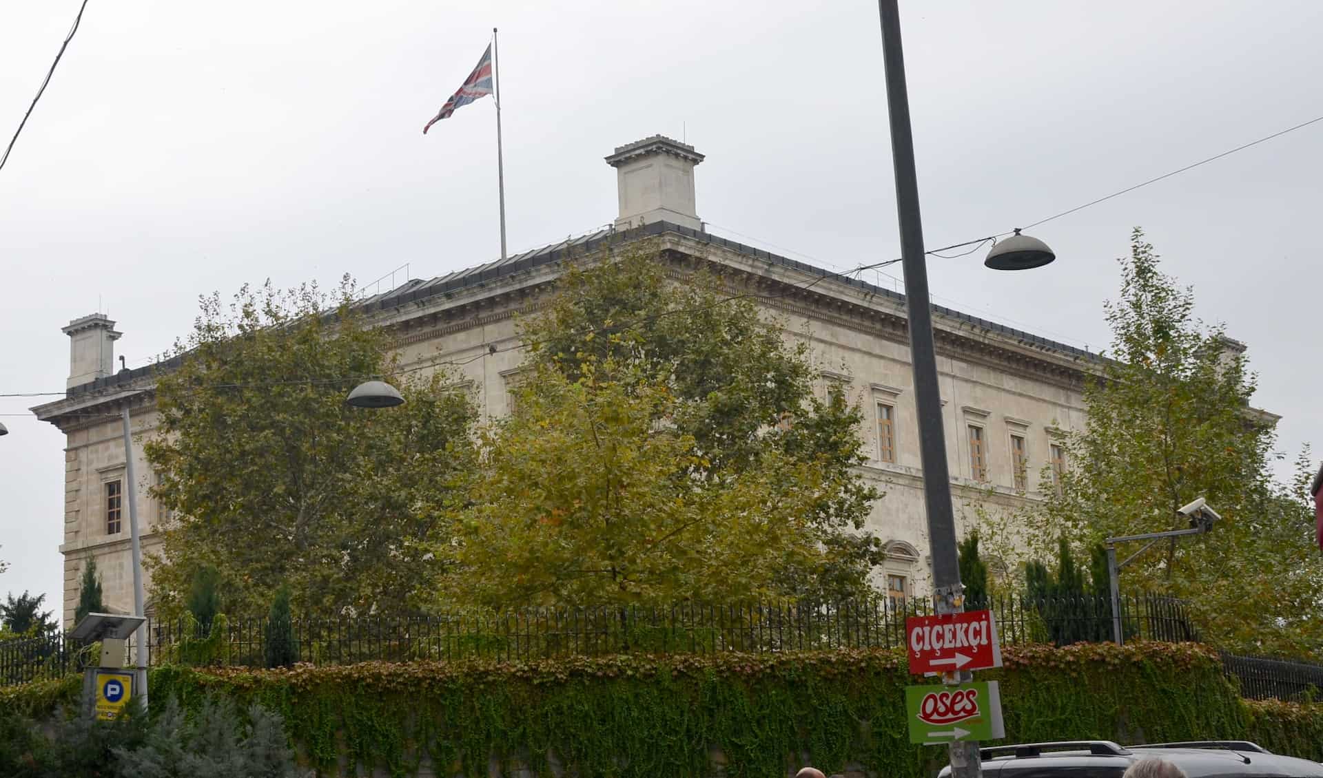 British Consulate in Tepebaşı, Istanbul, Turkey