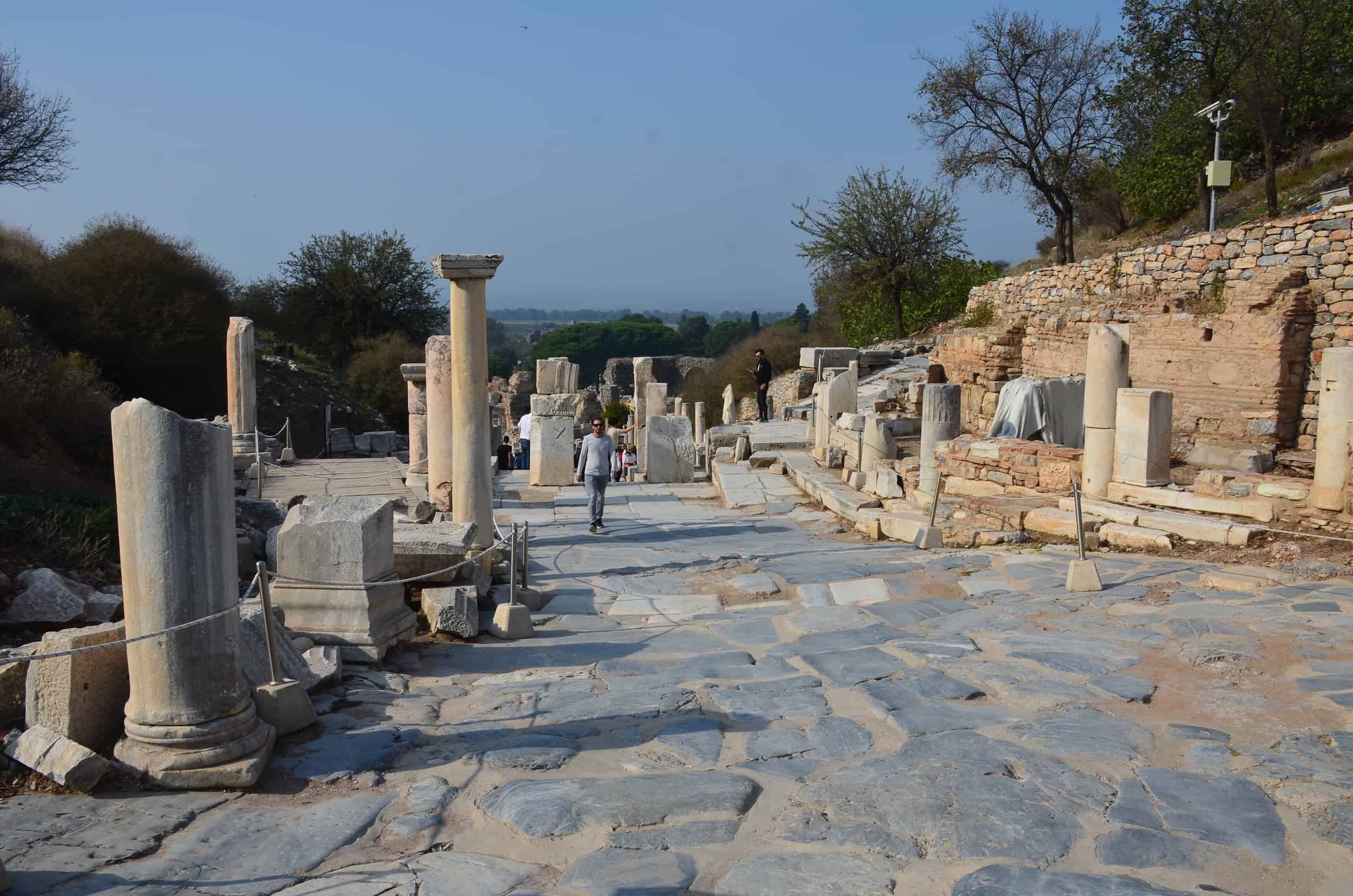 The top of Curetes Street in Ephesus