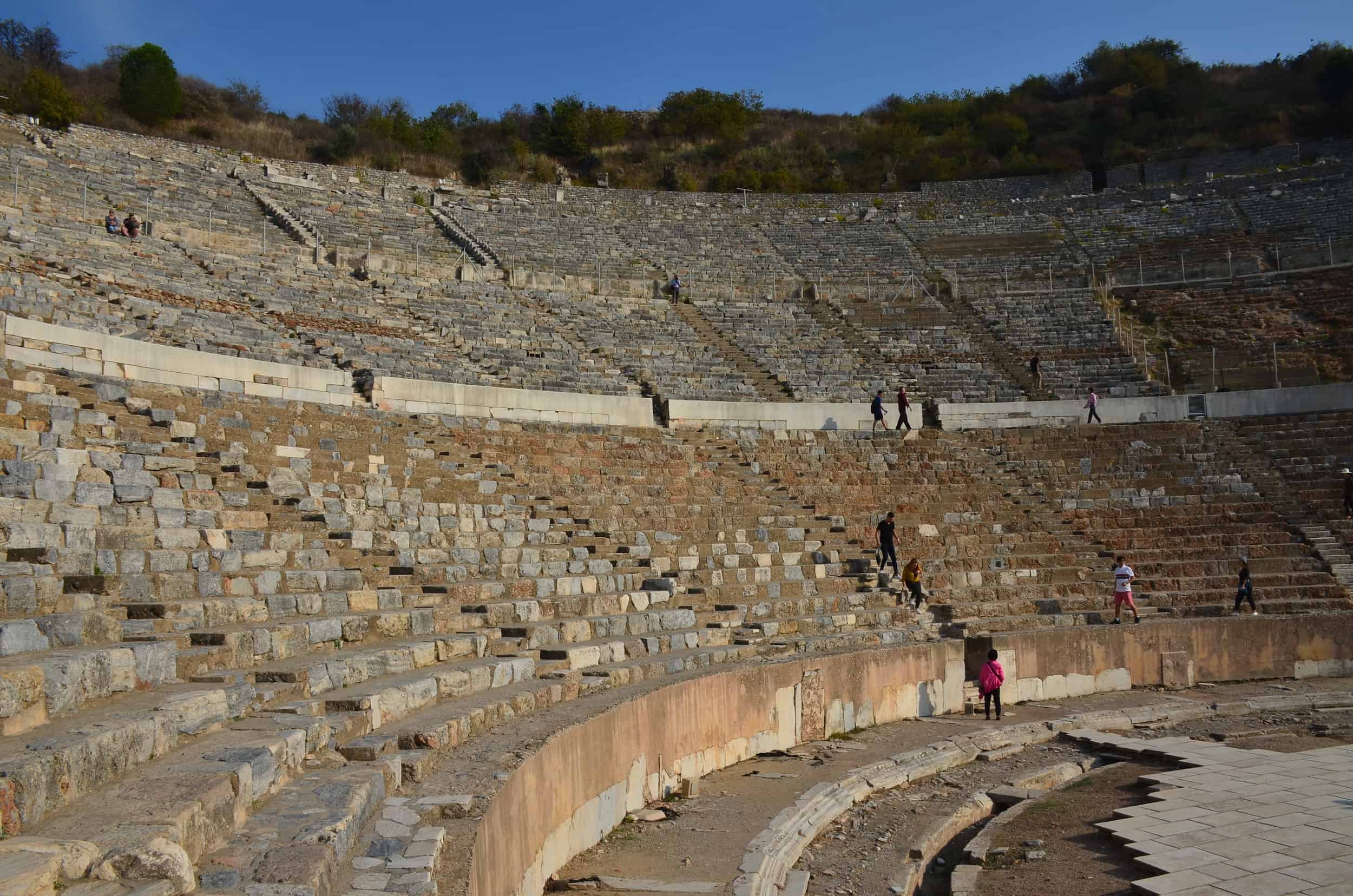 Seating area at the Great Theatre of Ephesus
