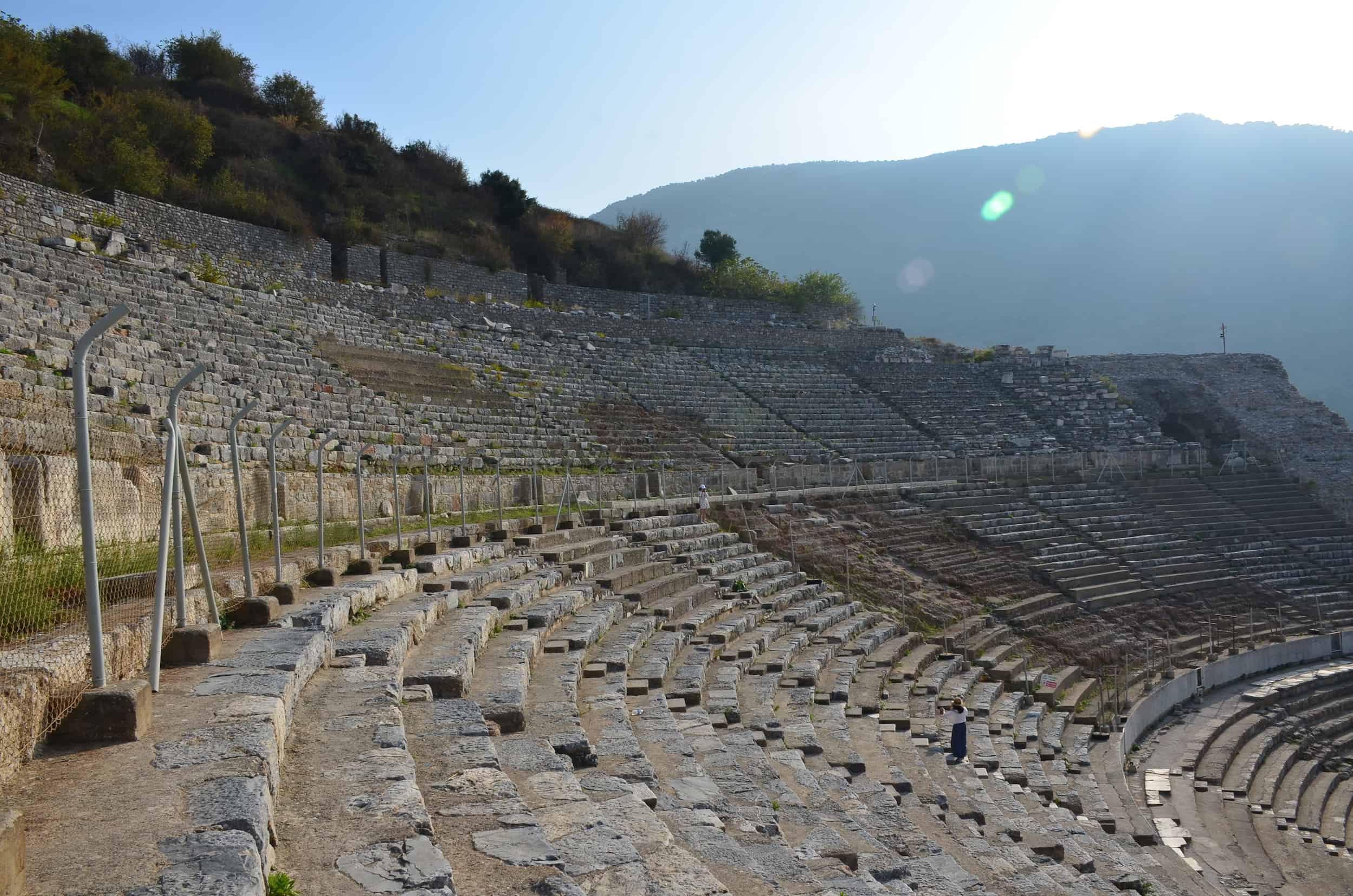 Upper seating area at the Great Theatre of Ephesus
