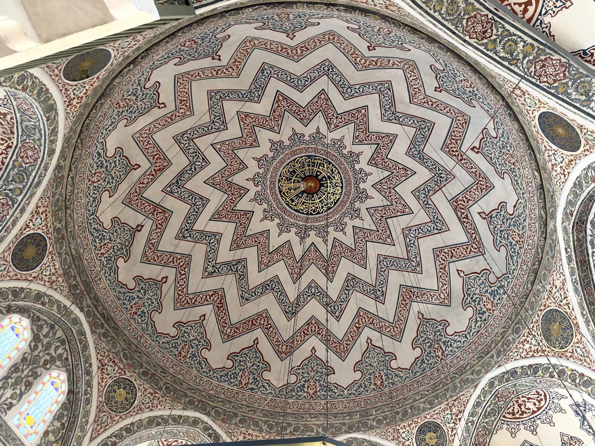 Dome of the Tomb of Ahmed I in Sultanahmet, Istanbul, Turkey