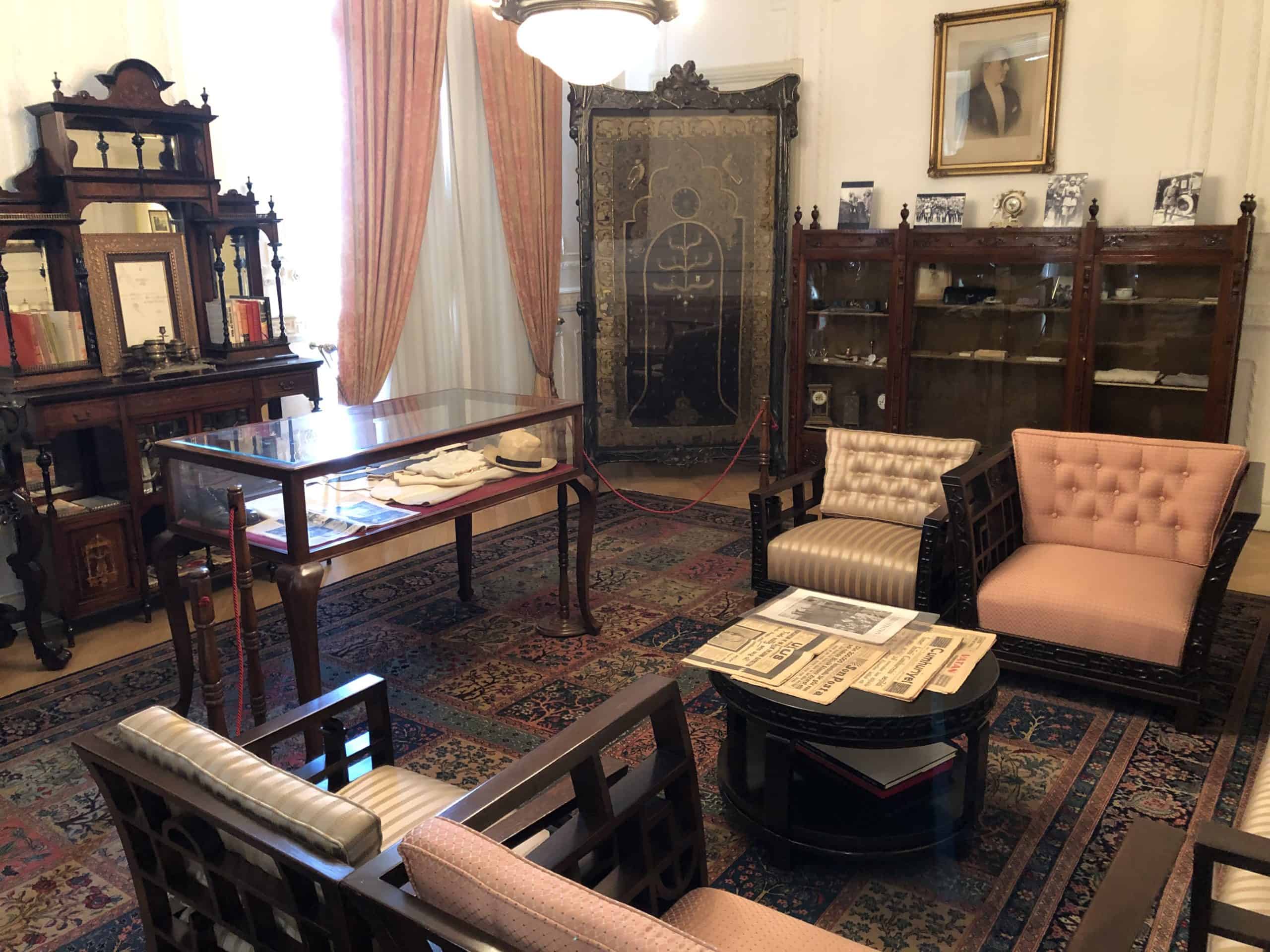 Atatürk Museum Room at the Pera Palace Hotel in Istanbul, Turkey