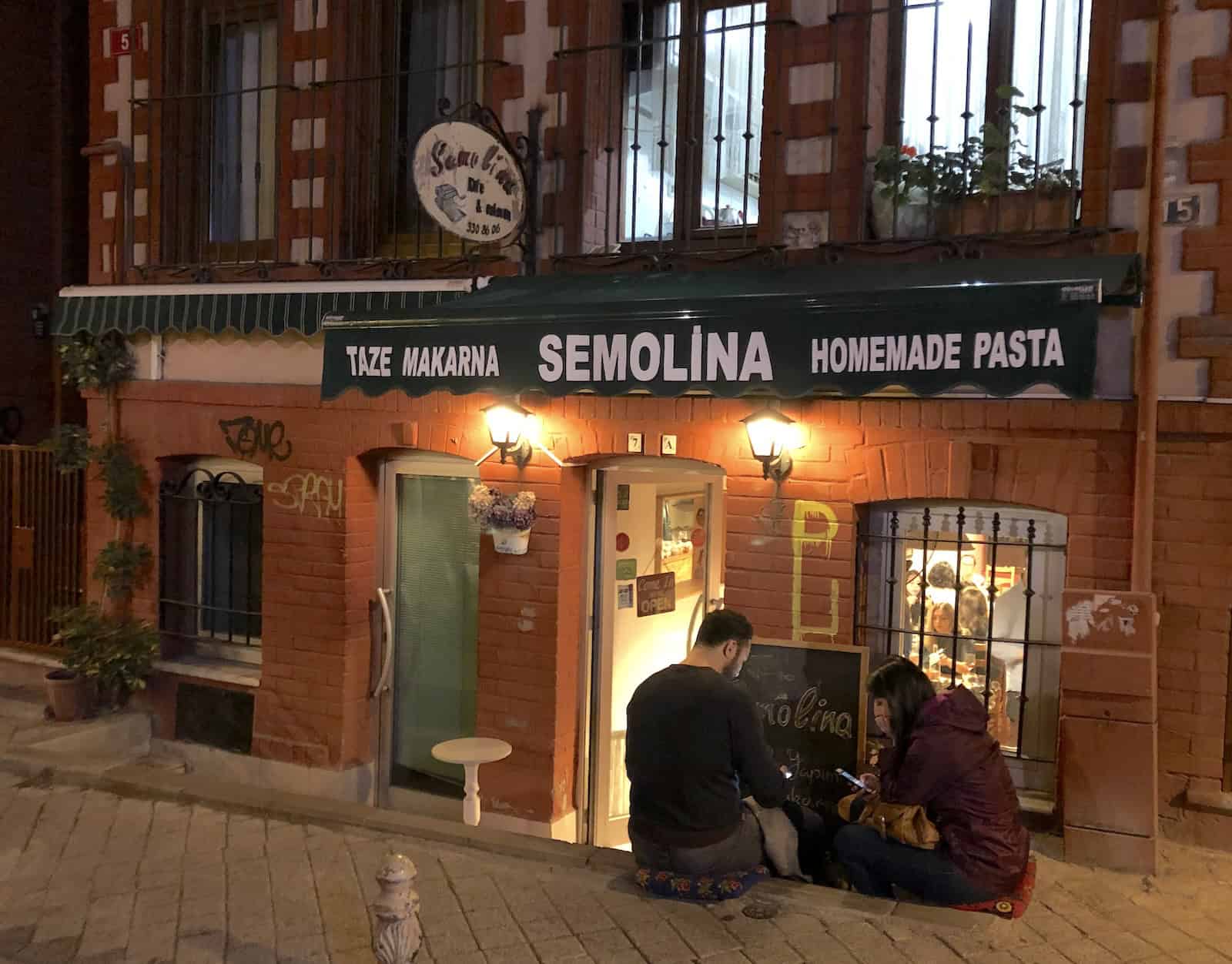 Semolina in Kadıköy, Istanbul, Turkey