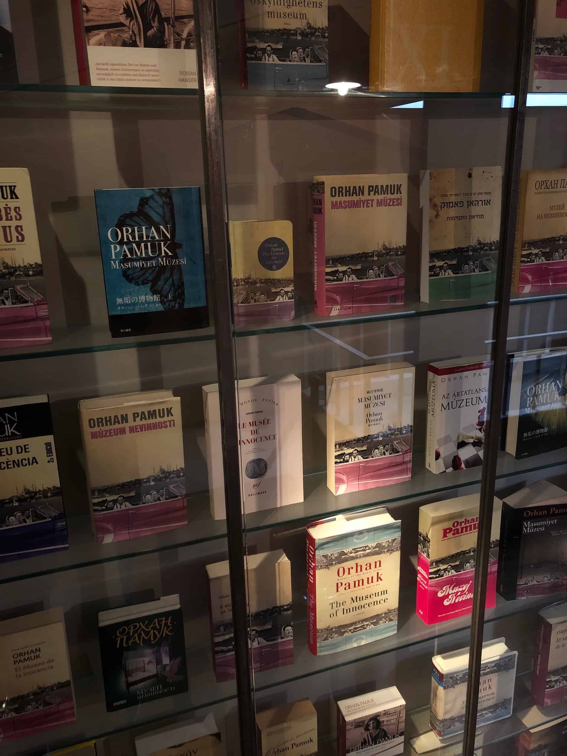 Copies of The Museum of Innocence from different countries