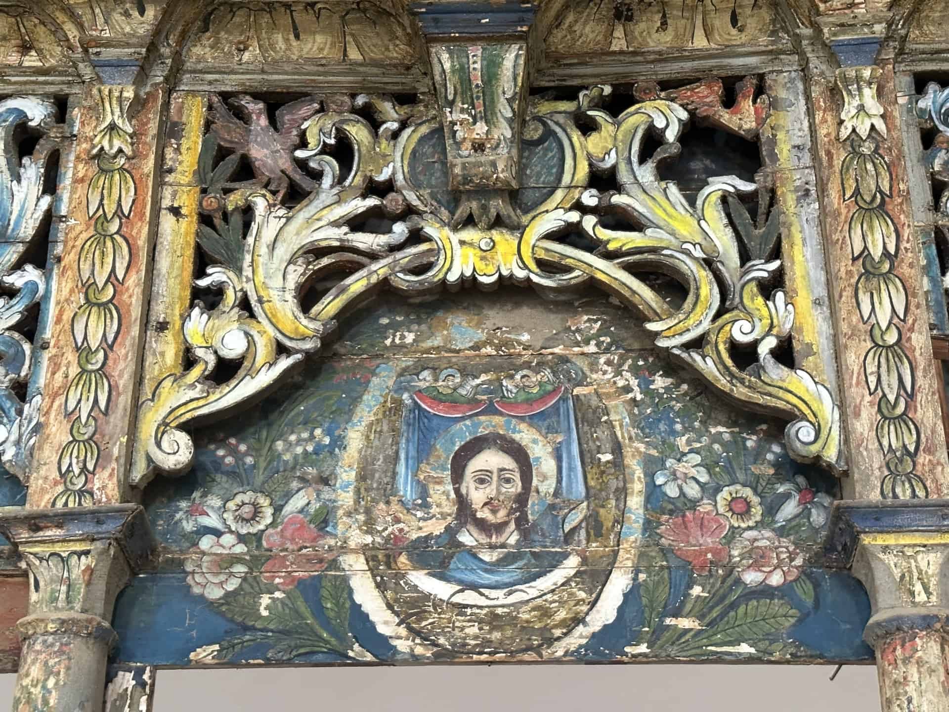 Iconostasis at St. Demetrios Church in Şirince, Turkey