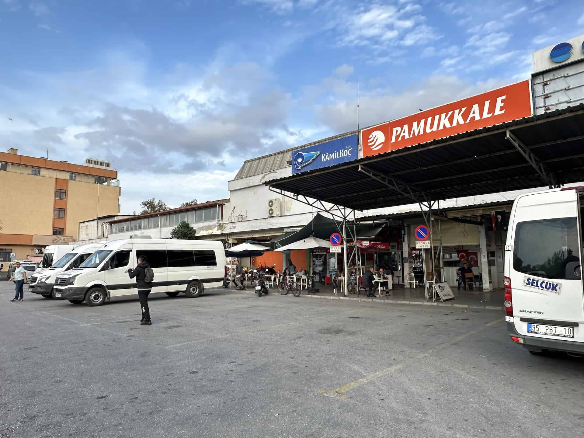 Bus terminal in Selçuk, Turkey
