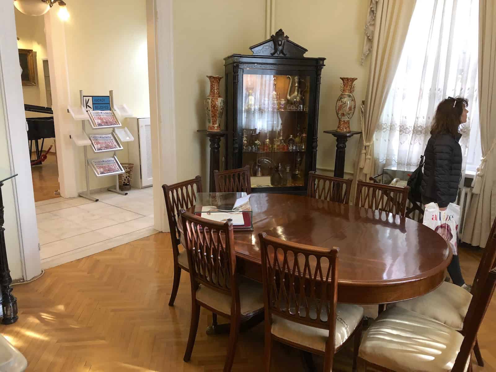 Dining room at the Barış Manço Museum in Istanbul, Turkey