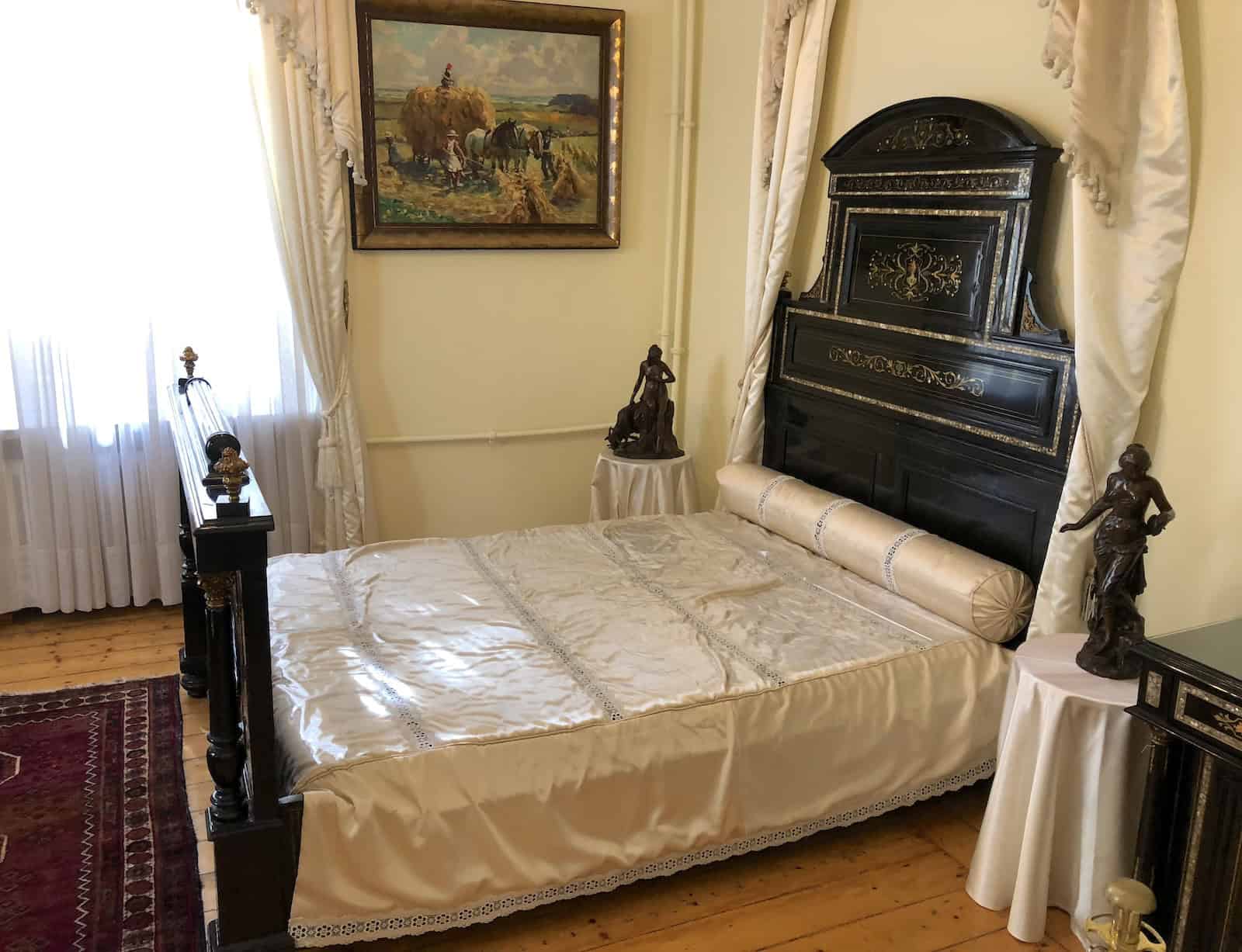 Master bedroom at the Barış Manço Museum in Istanbul, Turkey