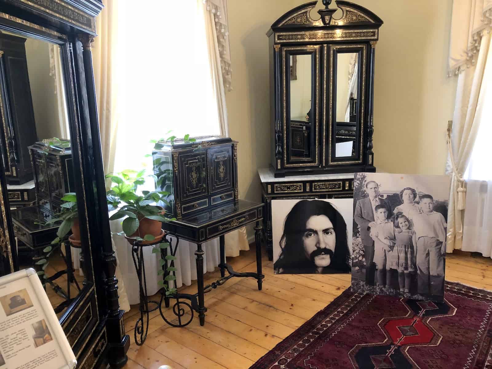 Master bedroom at the Barış Manço Museum in Istanbul, Turkey