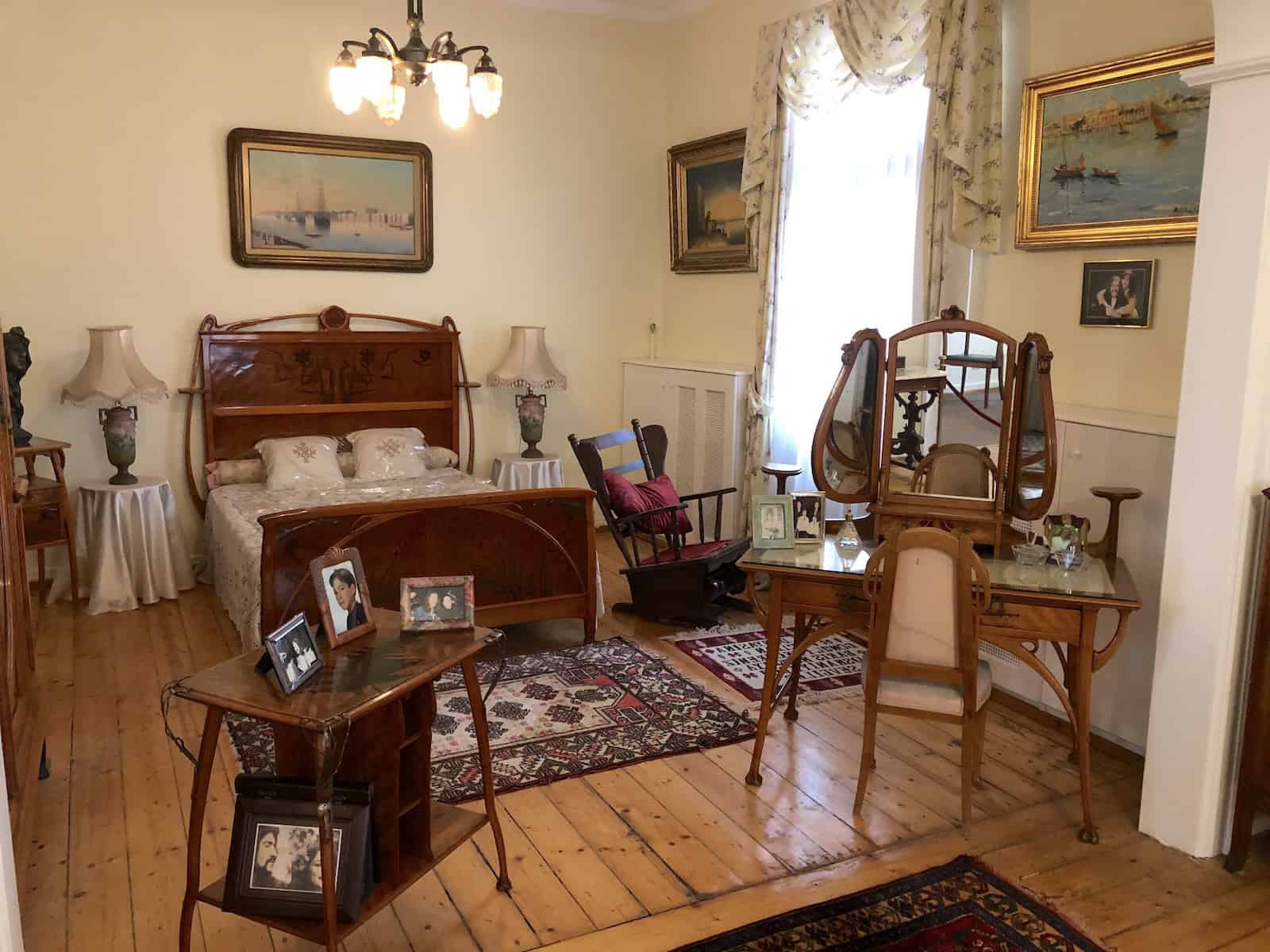 Bedroom at the Barış Manço Museum in Istanbul, Turkey