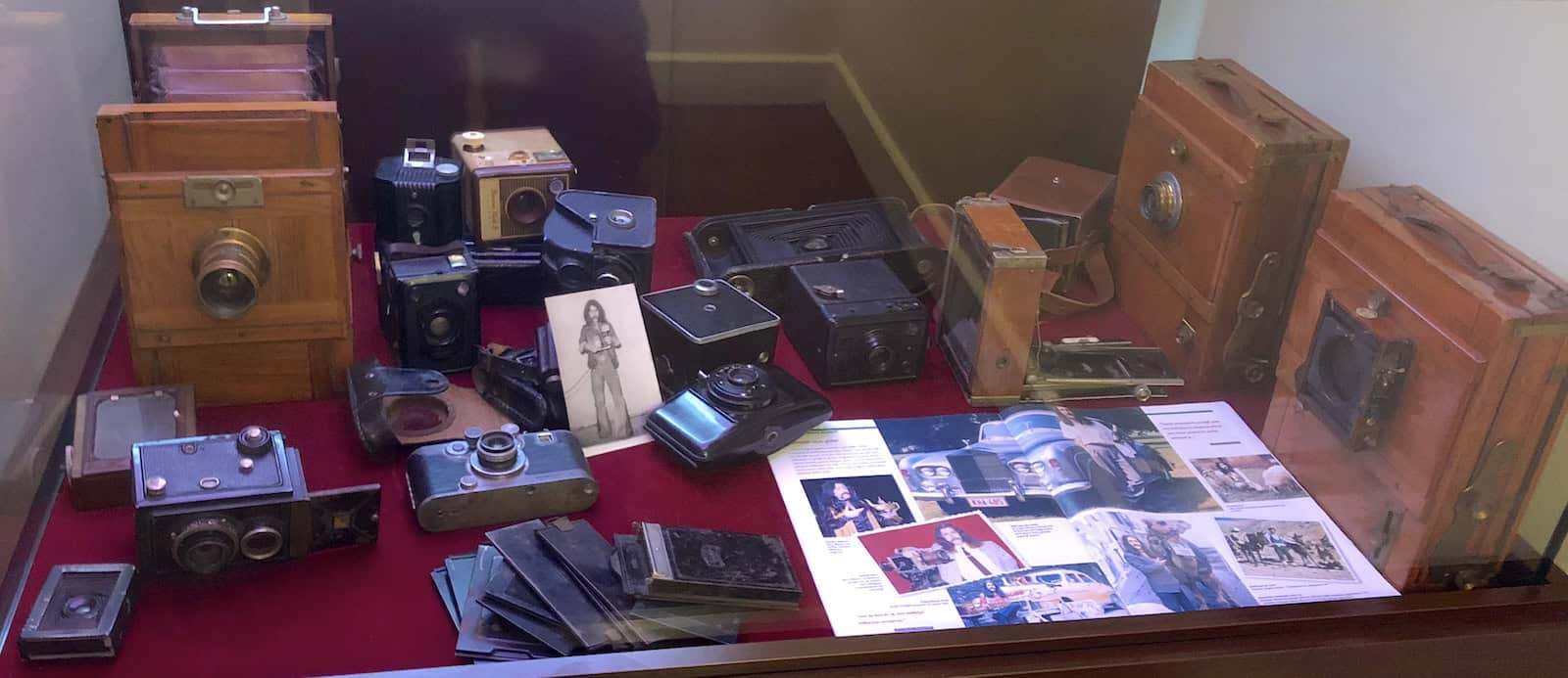 Camera collection at the Barış Manço Museum in Istanbul, Turkey