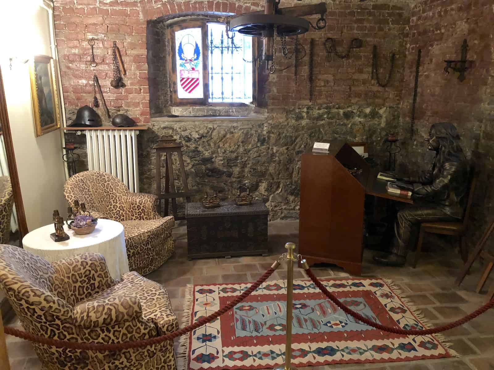 Parlor at the Barış Manço Museum in Istanbul, Turkey