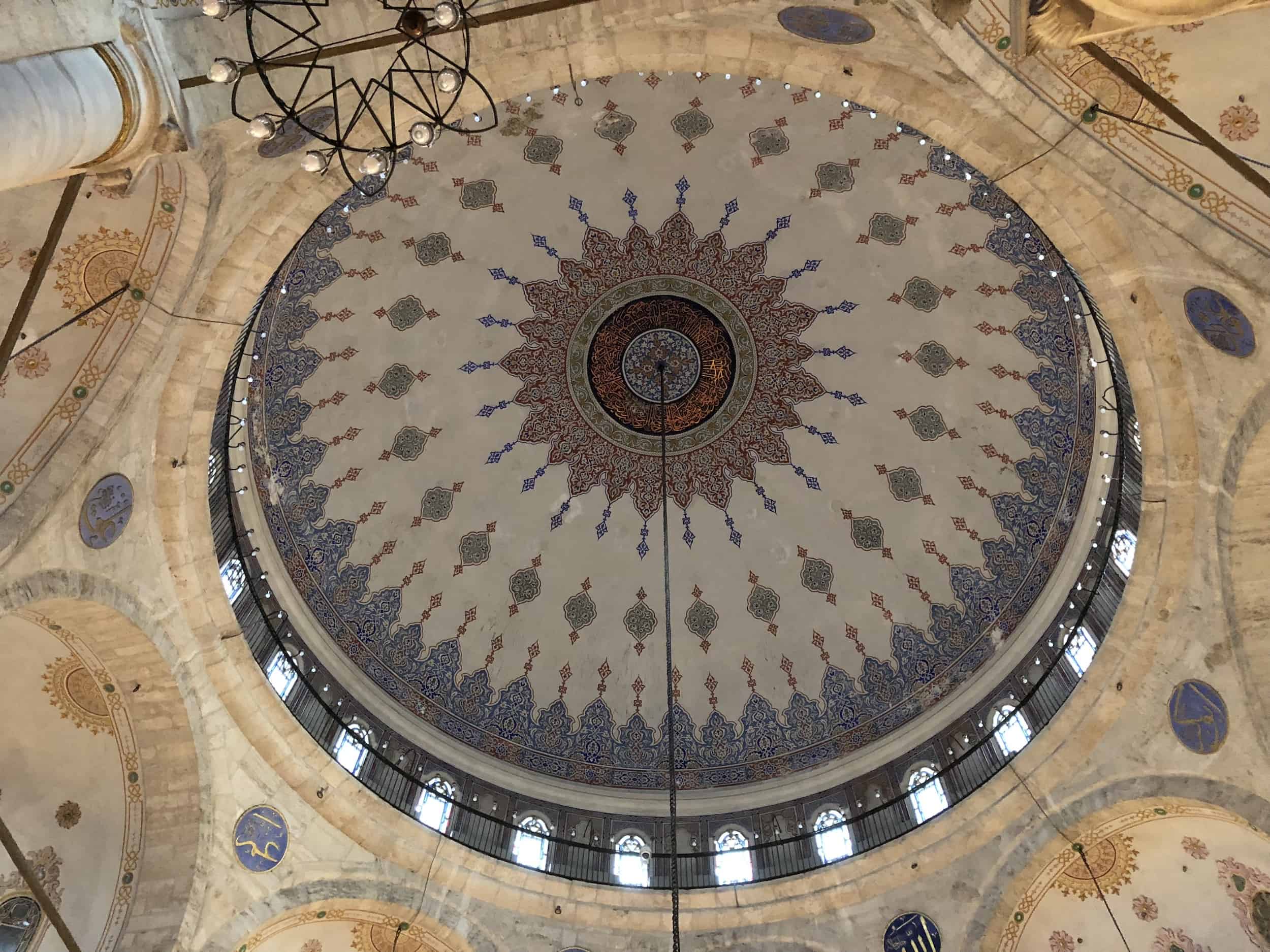 Dome at Eyüp Sultan Mosque in Istanbul, Turkey
